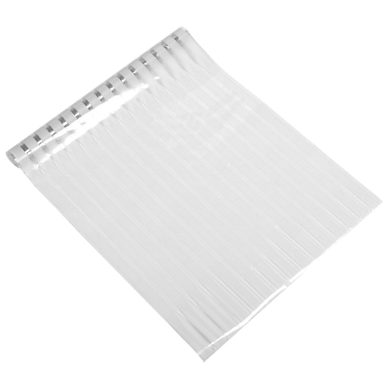 1 Sheet Window Privacy Film Strip Pattern Window Static Cling Removable Window Privacy Sticker