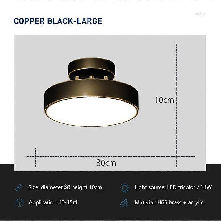 أضواء السقف LED الحديثة Nodic اكسسوارات ديكور المنزل لغرفة النوم غرفة المعيشة غرفة الطعام ممر مصابيح جولة نحاسية ديكور لاعبا اساسيا