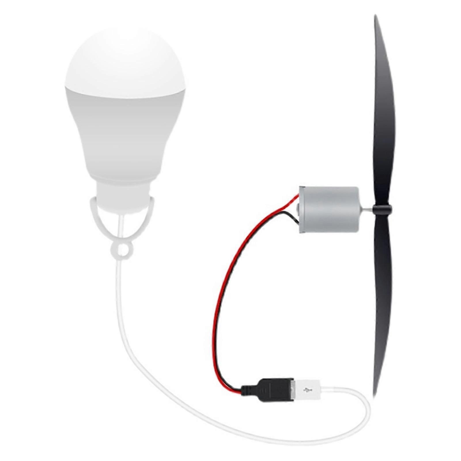 USB 1M 20V 5W Mini Wind Turbine Motor Led Windmill Micro Wind Turbine Wind Turbine Science Teaching Tool Model