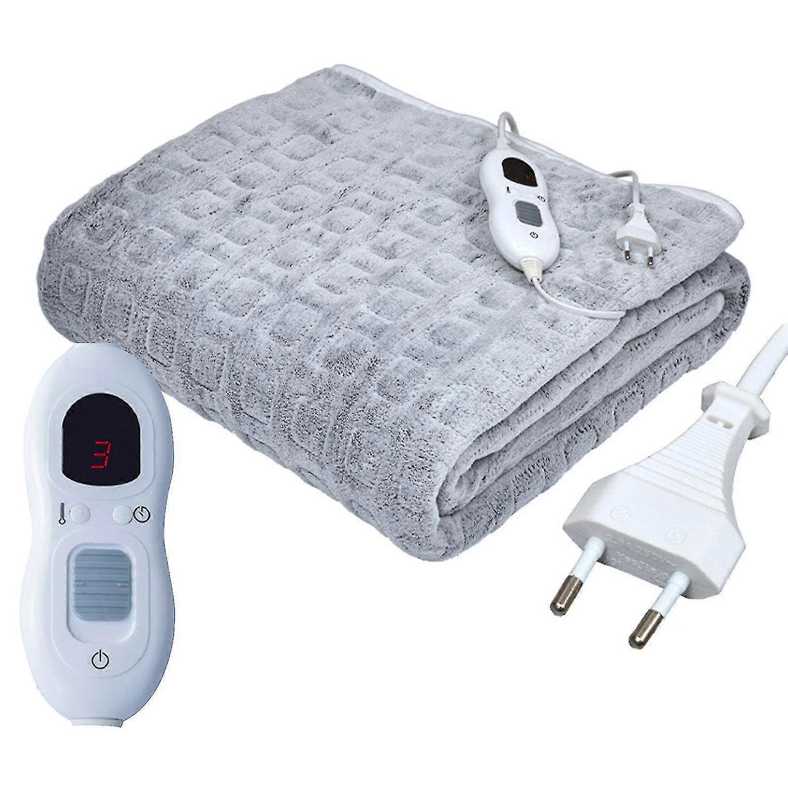Machine Washable Heated Blanket, Extremely Soft And Comfortable, Fast Heating Electric Blanket With Hand Control, 3 Heat Settings