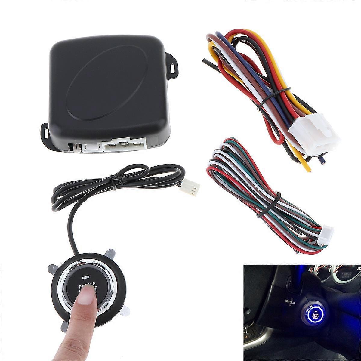 12V Universal Auto Start System Support Remote Control Countdown Stop Car and A Key Start / Stop