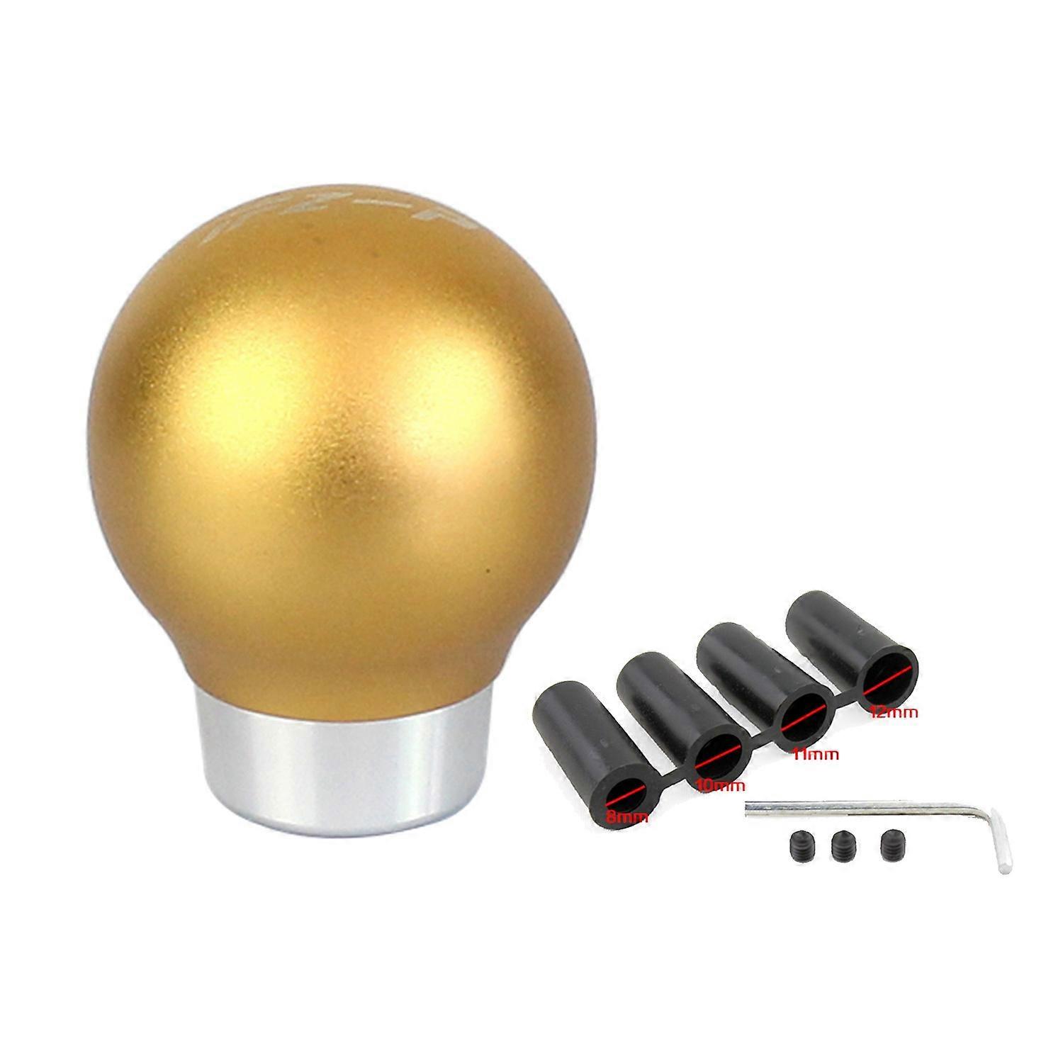 Car Gear Shift Knob Universal Aluminum Shifter Lever Knob M8 M10 M12 1.25 Manual Lever Shifter - Gear Shift Knob