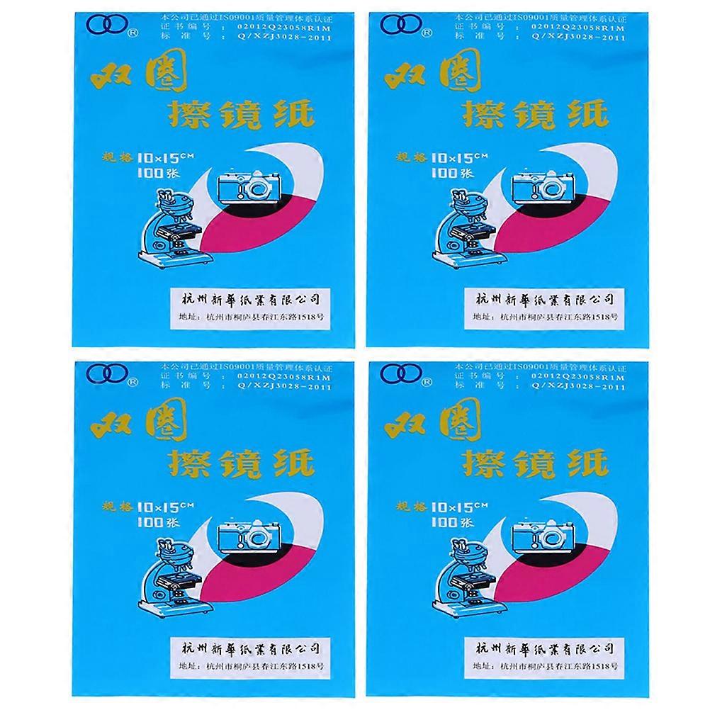 400pcs Special Microscope Cleaning Paper Single Use Microscope Cleaning Tissue