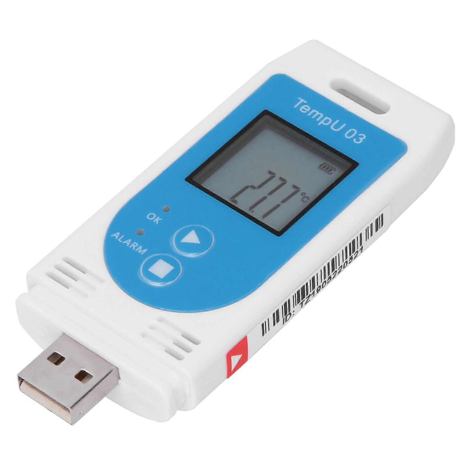 LCD USB Temperature and Humidity Data Logger PDF GSP Datalogger Recorder