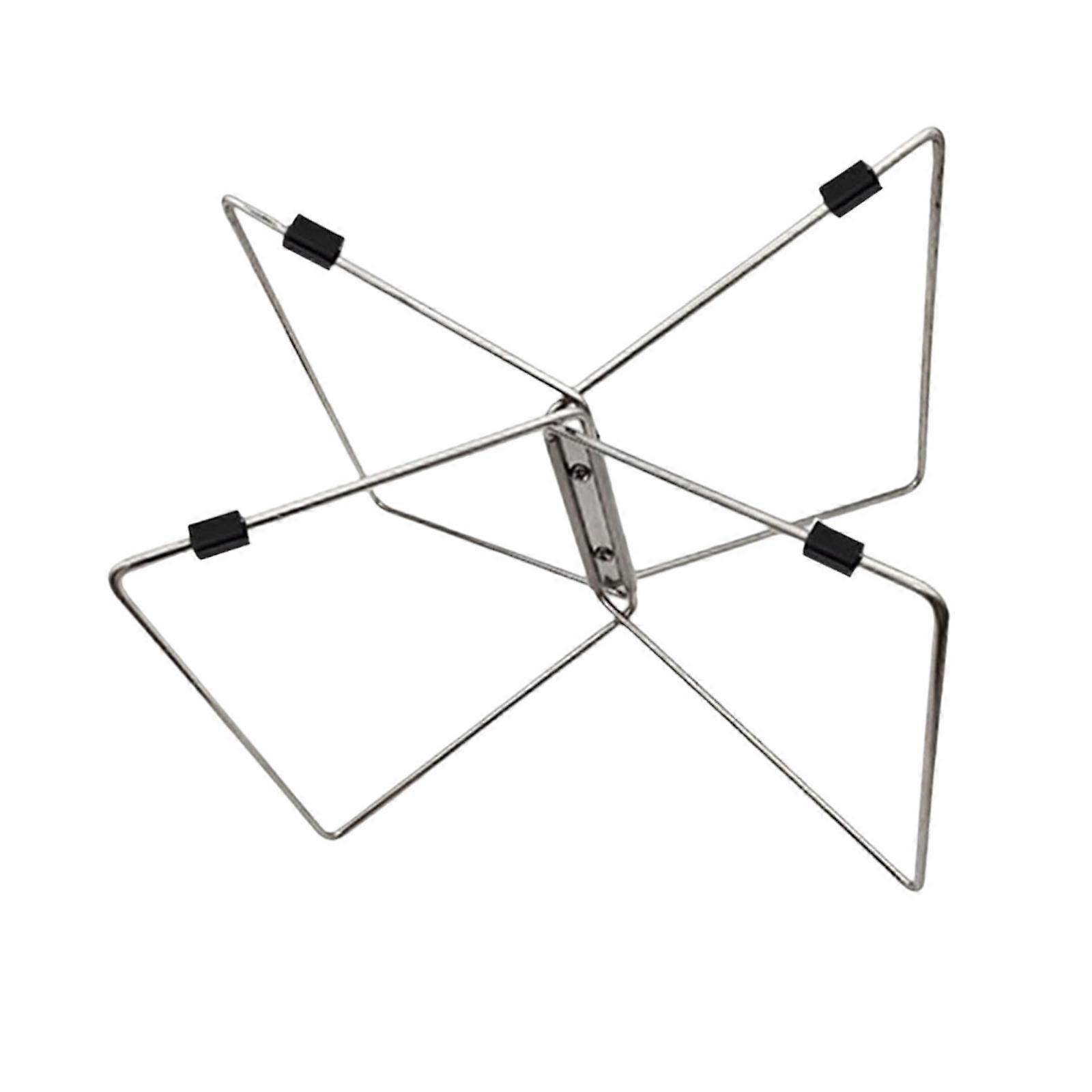 Foldable Cooler Stand Folding Stainless Steel Portable Water Container Stand Argent