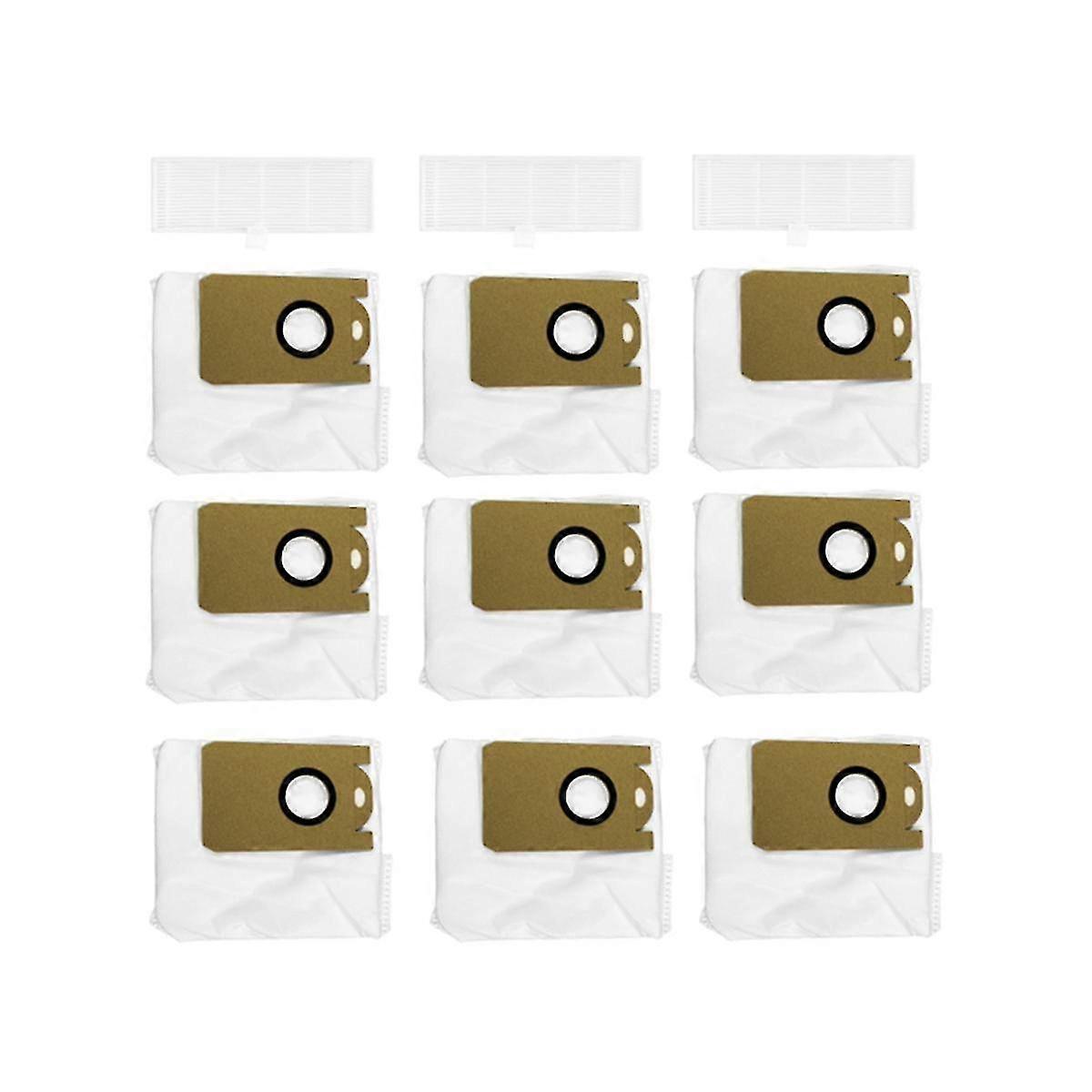 For M7 Pro  S31  Q6  V980 Plus Robot Vacuum Spare Parts Dust Bag Hepa Filter