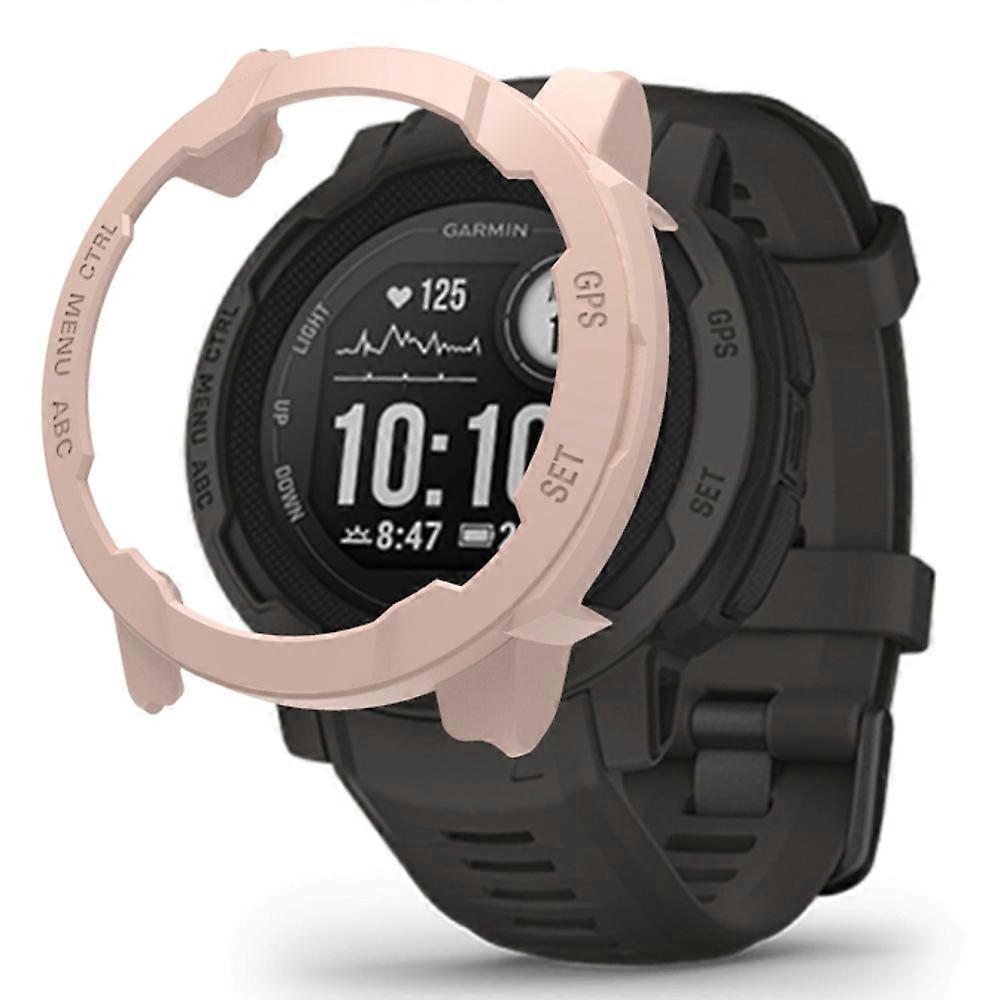 ل Garmin Instinct 2S حالة مشاهدة مقاومة للسقوط غطاء كمبيوتر صلب إطار نصف غطاء واقي