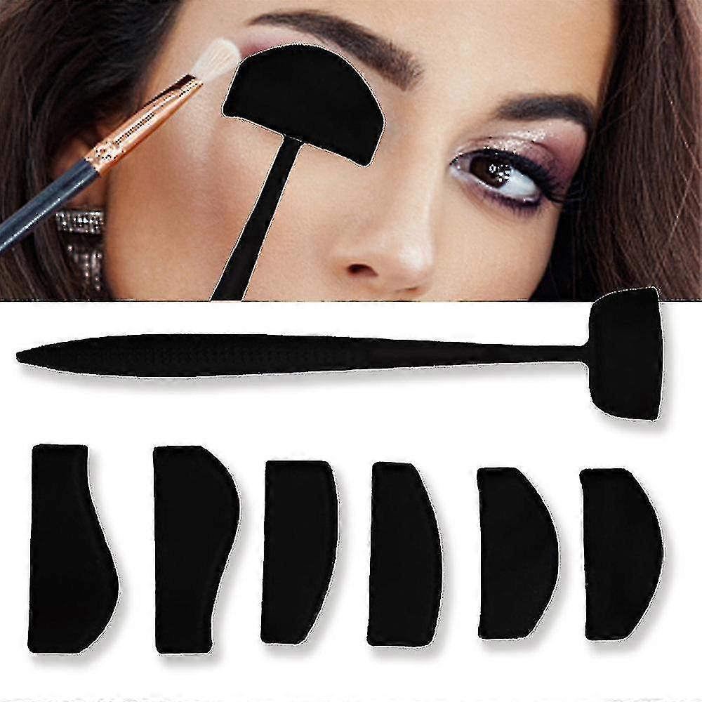 6 In 1 Crease Line Kit Applicator Silicone Eyeshadow Stamp Crease Tool