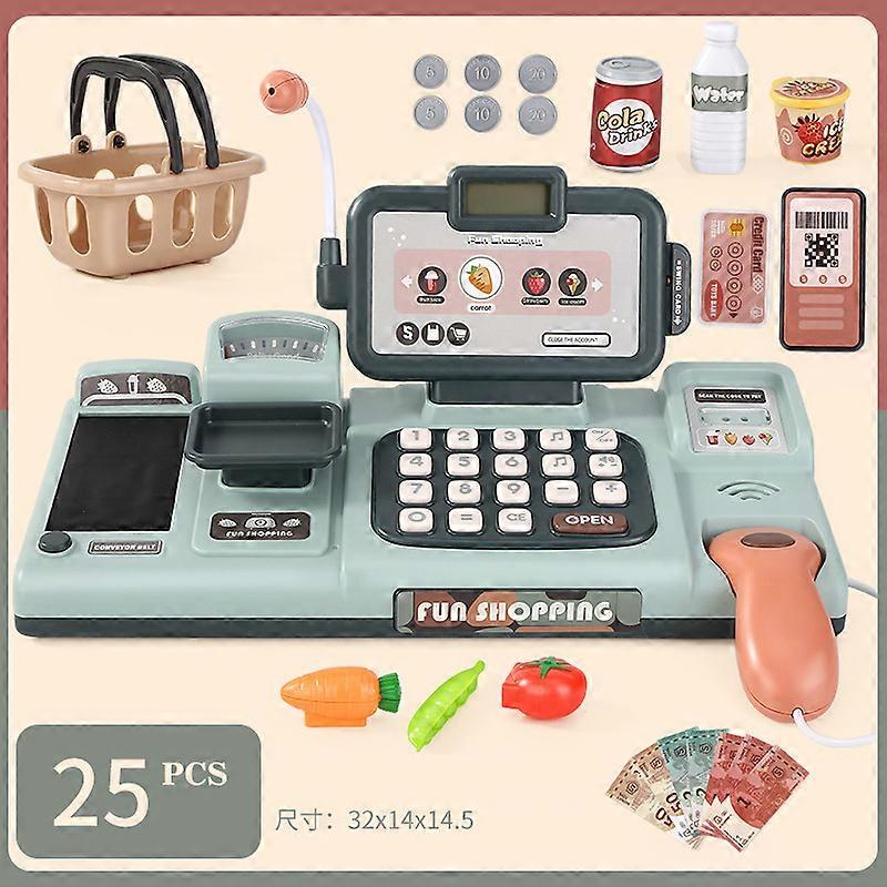 Enfants Shopping Caisse Enregistreuse Jouets Mini Supermarché Ensemble Simulation Nourriture Calcul Caisse Compteur Faire semblant jouer Jouet Pour Enfants