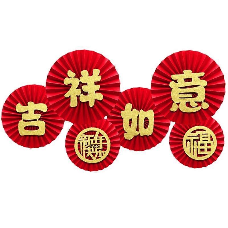Handmade 2024 Paper Fan Decorations Add Style to Your New Year Celebrations