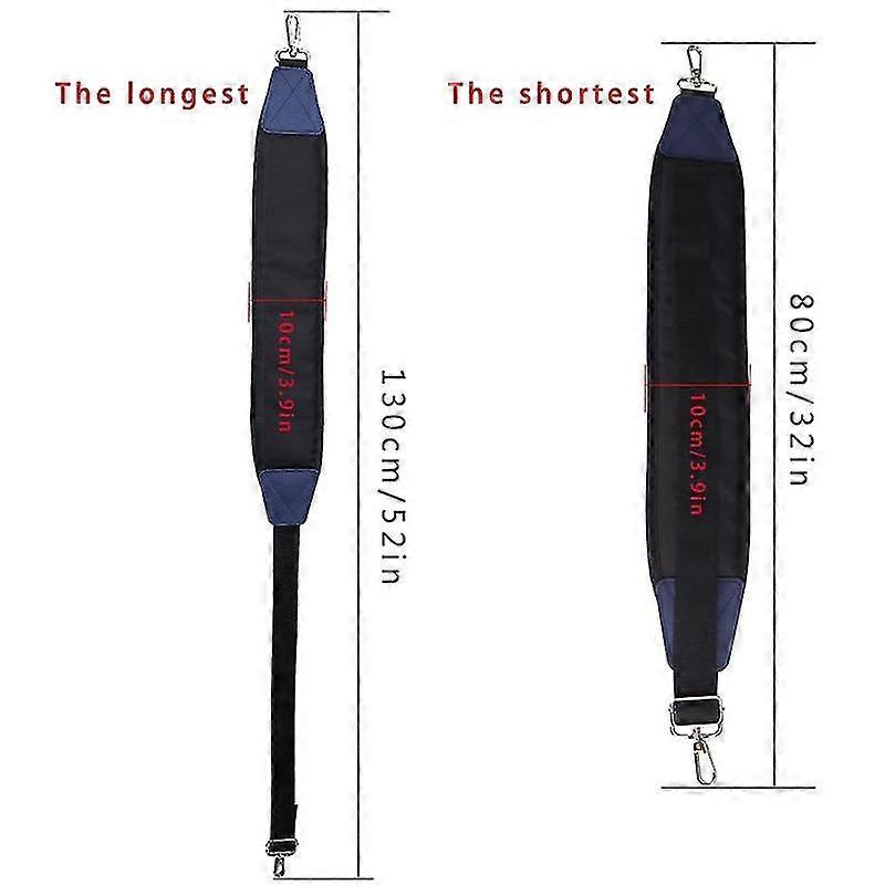 Golf Shoulder Strap Padded Adjustable Black Shoulder Bag Straps Replacement