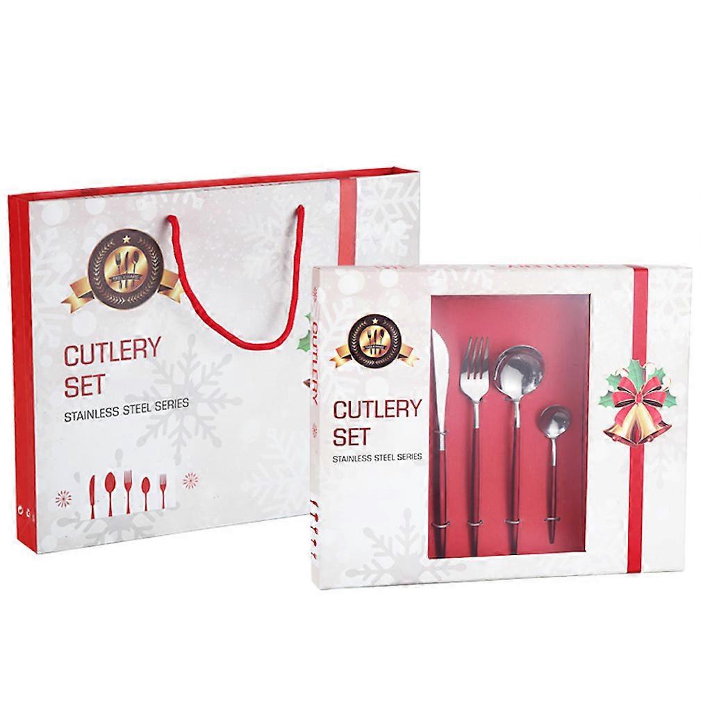 24pcs Cutlery Set Tableware Tableware Spoons Forks Knives Stainless Steel