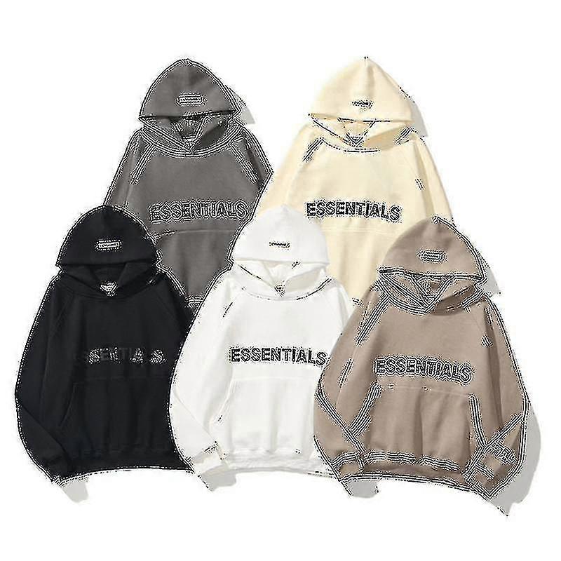 Essentials Kapüşonlu Kapüşonlu Tanrı Korkusu Mektup Şube Hattı Unisex İçin Kapüşonlu Sweatshirt