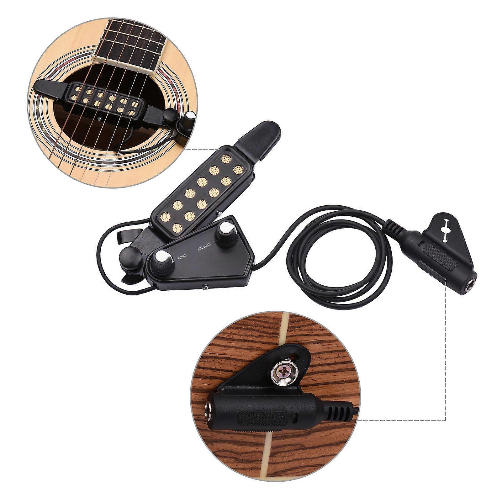 Micro De Rosace (Soundhole Pickup) Passif Magnétique Shadow SH-420 Pour Guitare Acoustique - Occasion