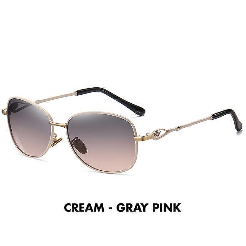 CoolPandas 2024 New Style Adult's Sunglasses Gradient Polarized Lens Luxury Design Ladies Elegant UV400 Lunette De Soleil Femme