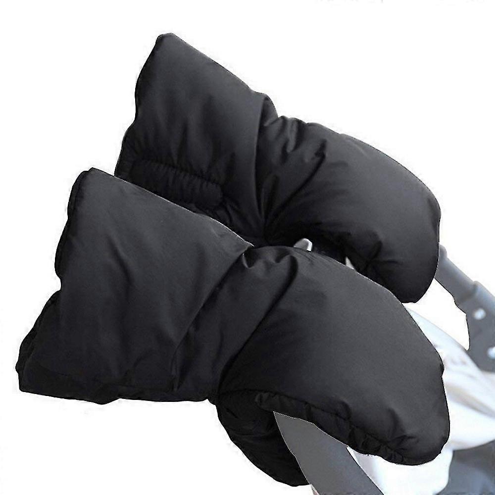 1 Pair Stroller Gloves Universal Pram Hand Muffs, Anti-freeze Stroller Mittens Cart Gloves Gear Shopping Cart Hand Warmers Waterproof Winter Gloves Wi