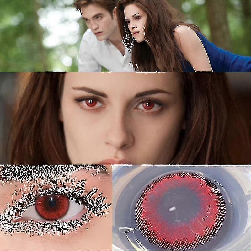 Sofirn kontaktlinser til Cosplay Natural Color 2stk/par Vampire Series Twilight Eyes