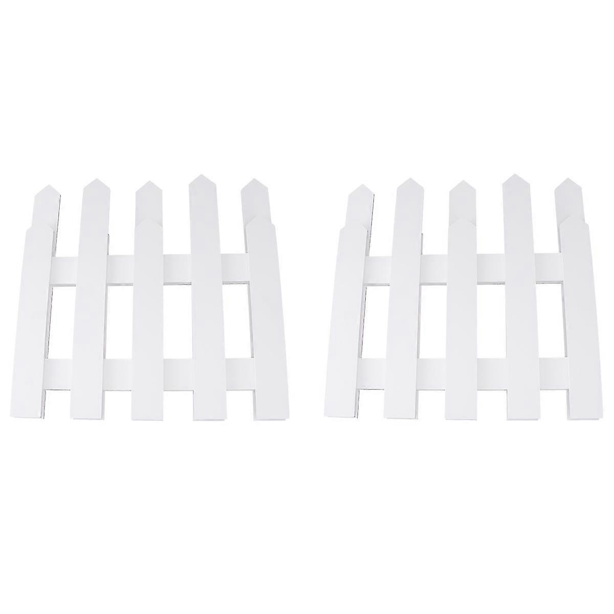 1 Set Of 1.2 Meter Uneven Edging Patio Solid Log Fence Xmas Tree Wooden Fence