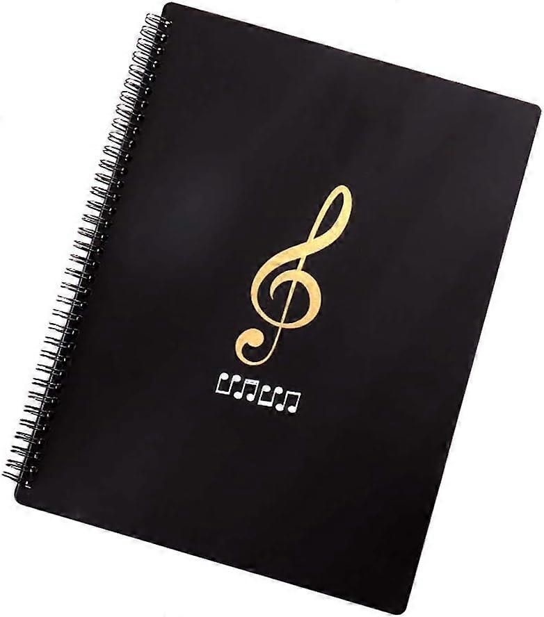 convenient 30 pocket A4 sheet music storage folder folder for musicians, index folders made of plastic, double-