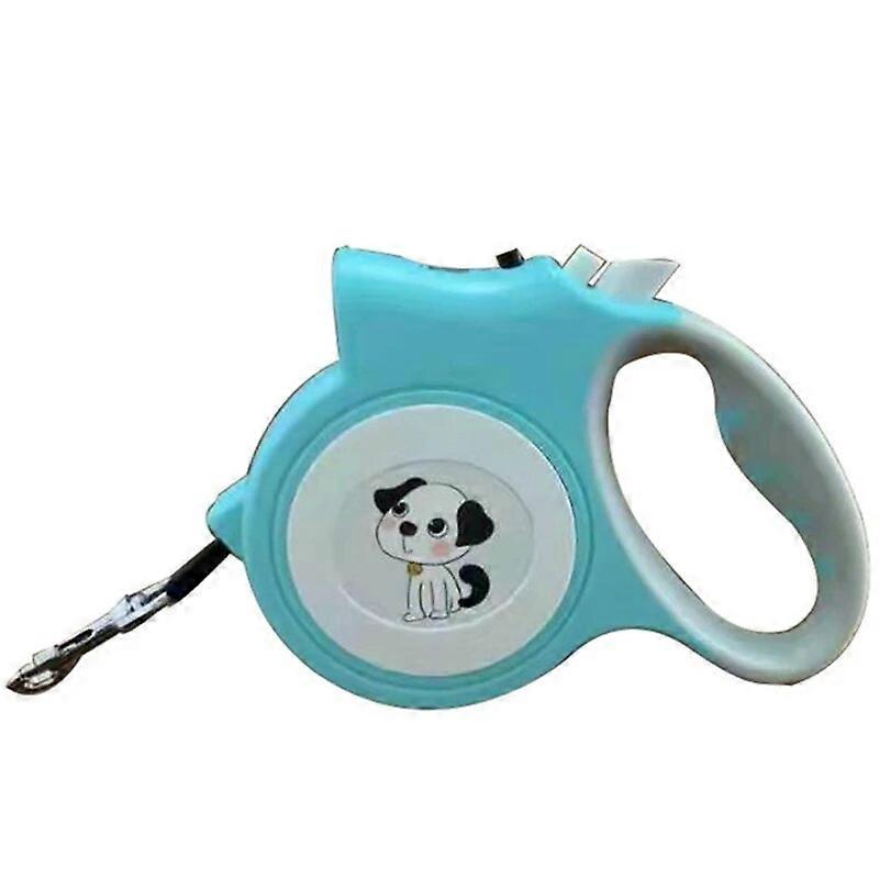5m Retractable Dog Leash With Battery LED Flashlight Automatic Nylon Dog Walking Lead Automatic Extending Dog Leash Roulette