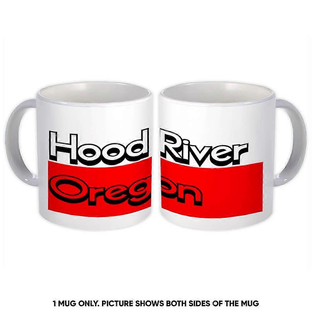 Gift Mug: Hood River Oregon Rectangle