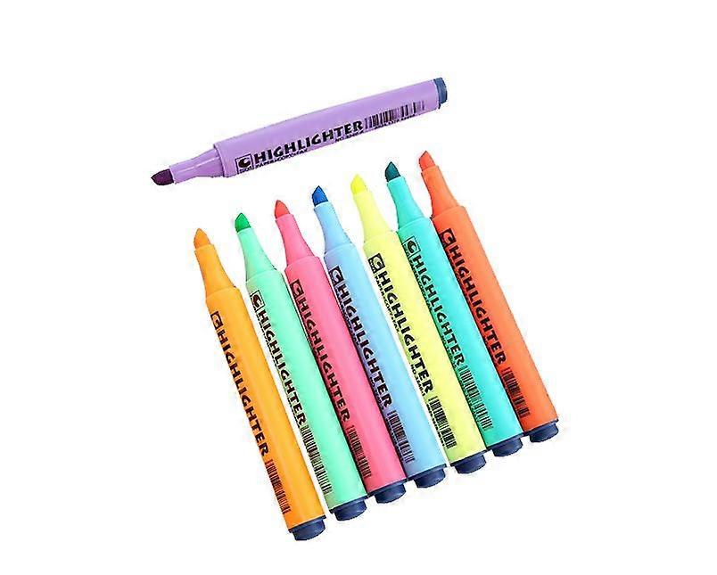 Pocket Highlighters Chisel Tip Assorted Colors 8-Count