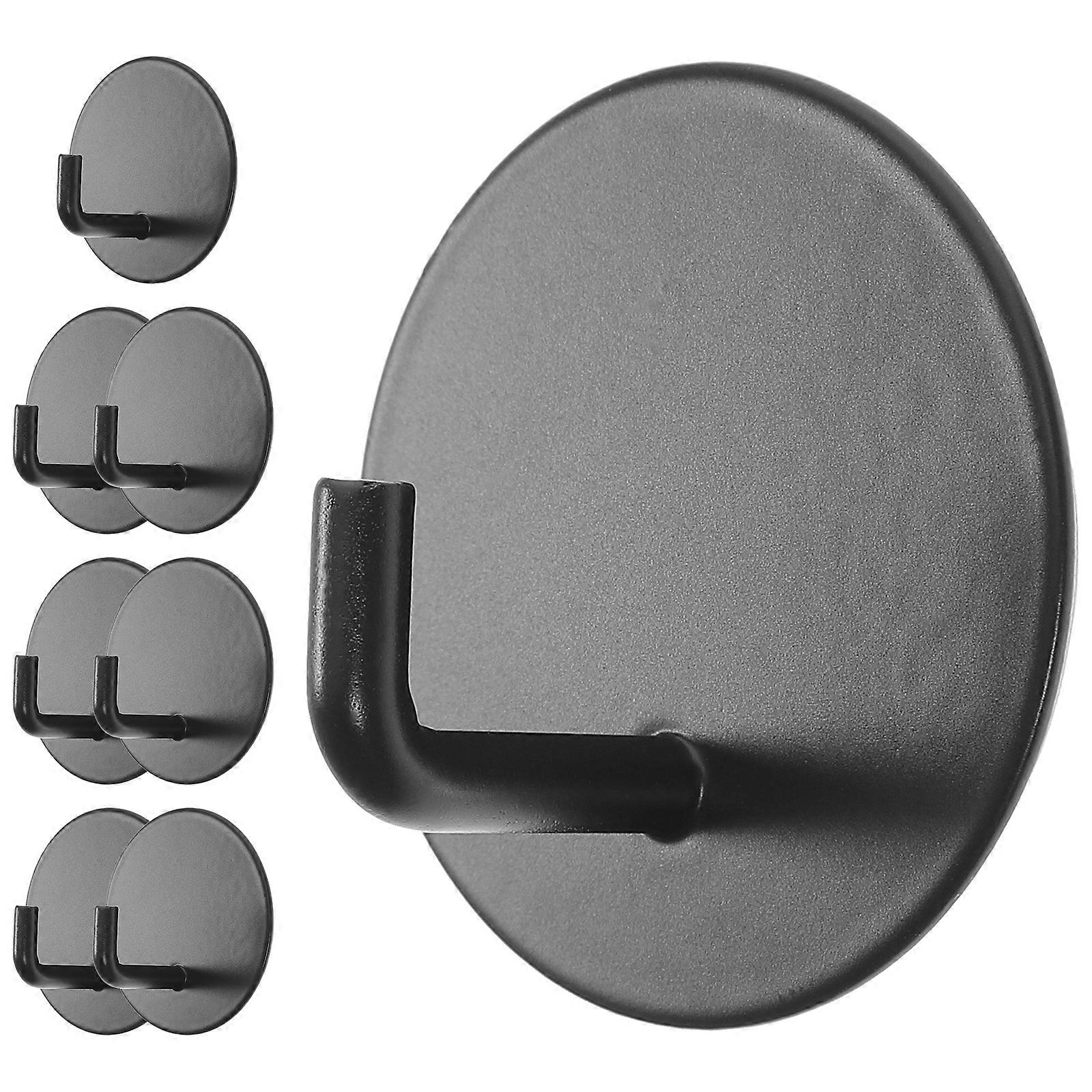 8pcs Wall Hook Stainless Steel Multipurpose Traceless Hook Home Sticky Hook