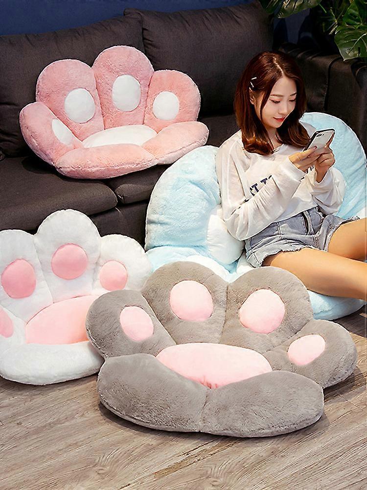 2023 New Hot Office Cushion Lazy Sofa Polyurethane Cat's Claw Design PP Cotton Comfortable Cat Paw Shape for Desk Chair, Car, Yoga