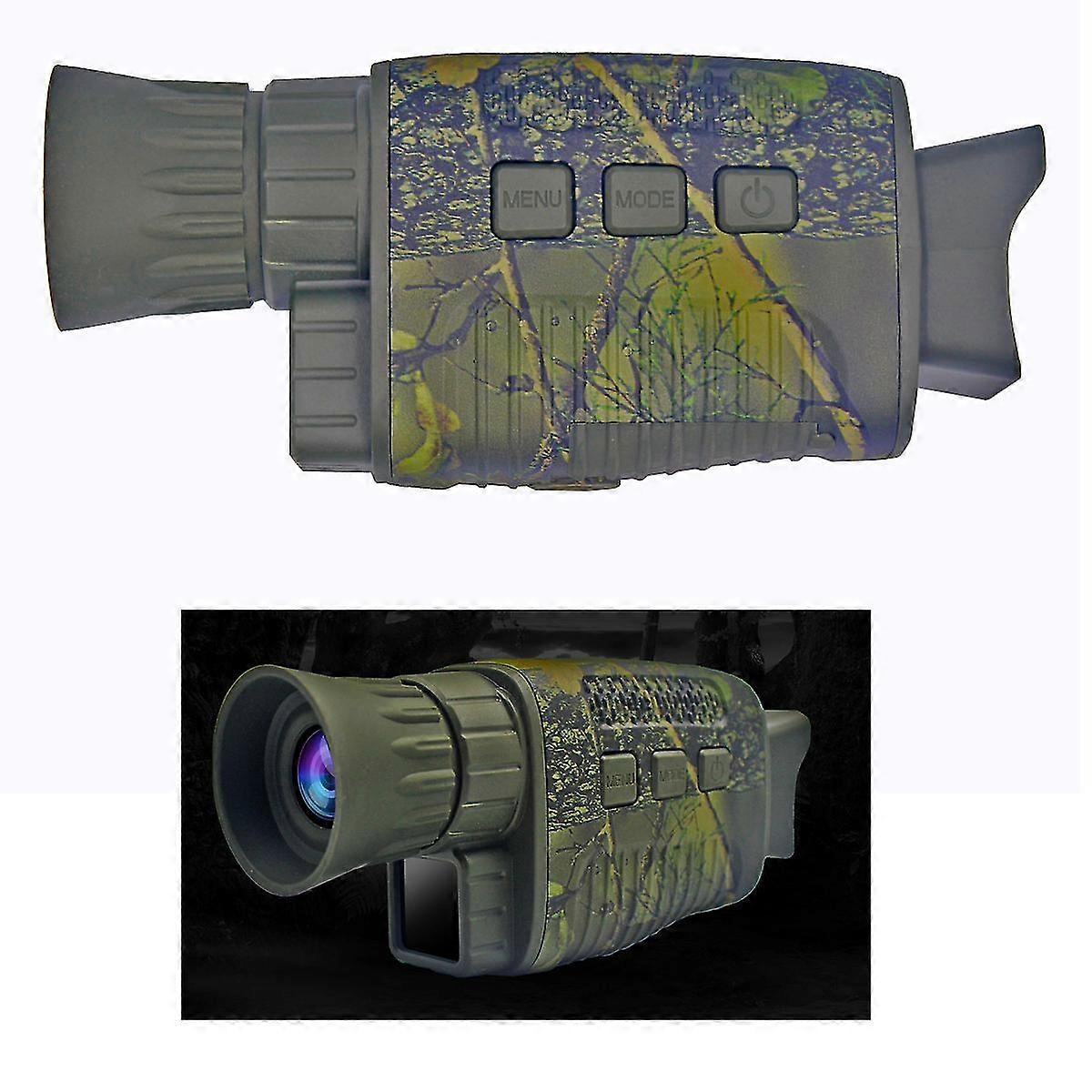 Nv1000 Outdoor Hunting Camping Infrared Ir Night Vision Digital Video Camera Monocular Scope Telescope - Camouflage
