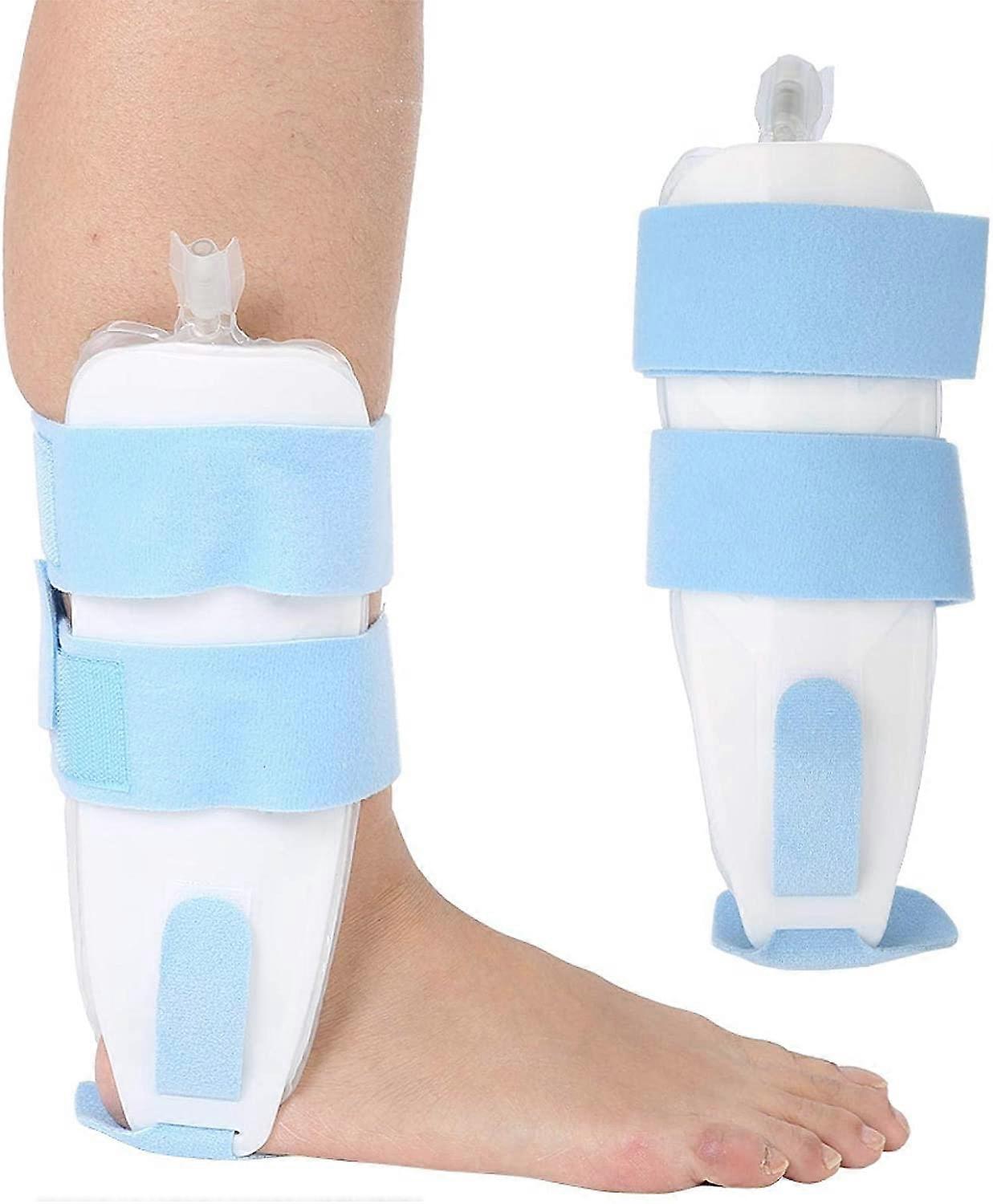 Einstellbare Knöchelstütze Luftstütze, aufblasbare Knöchelschiene Verstauchung Stabilisator Guard S