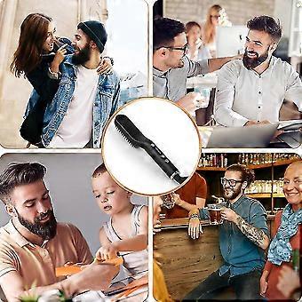 Plancha de barba premium para hombres -plancha de pelo calentada