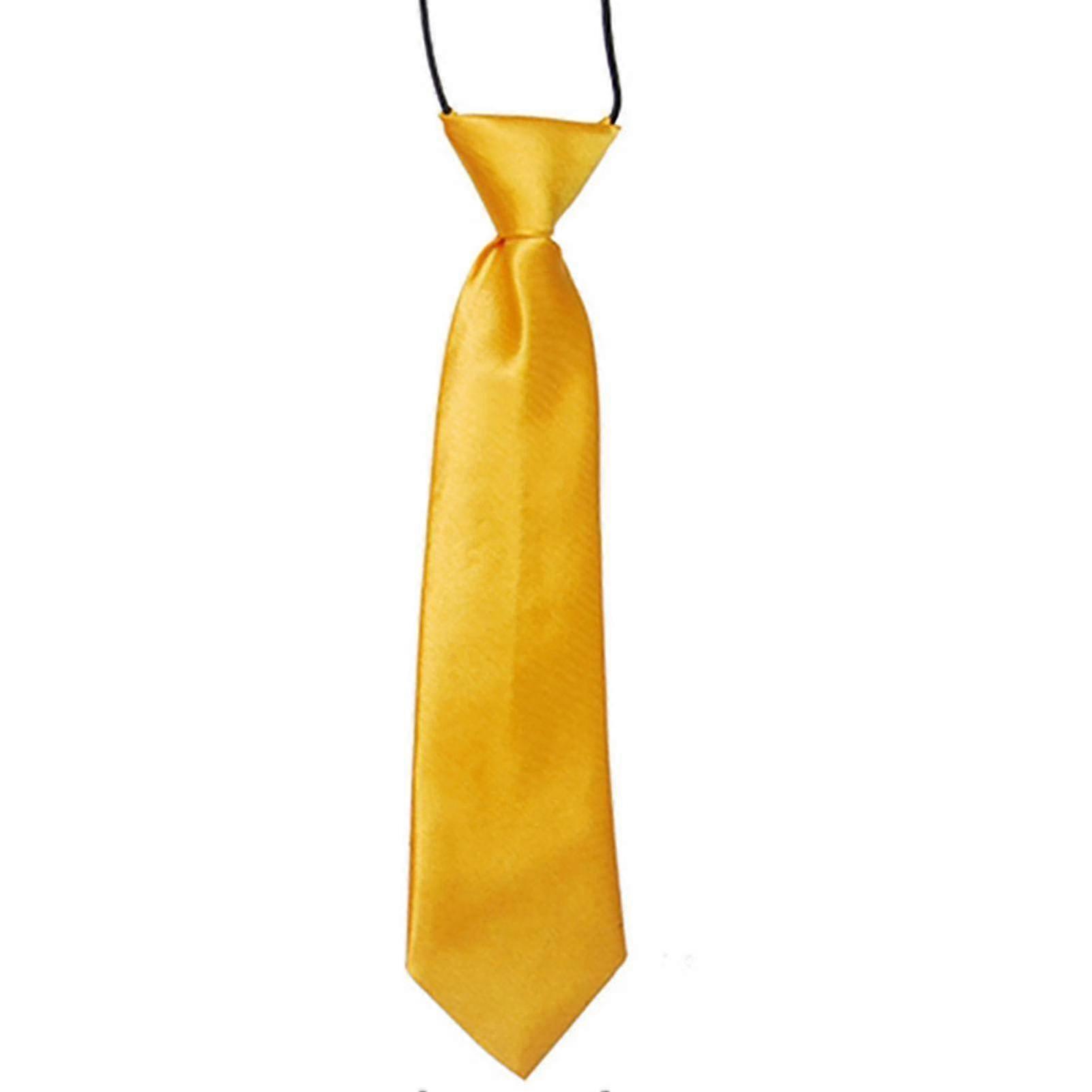 Necktie Breathable Elastic Solid Color Boy Stain Necktie For Wedding