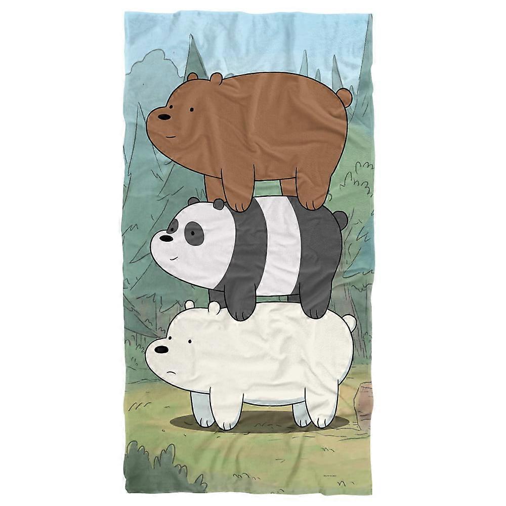 y747We Bare Bears Bear Stack Plážový uterák kanr747