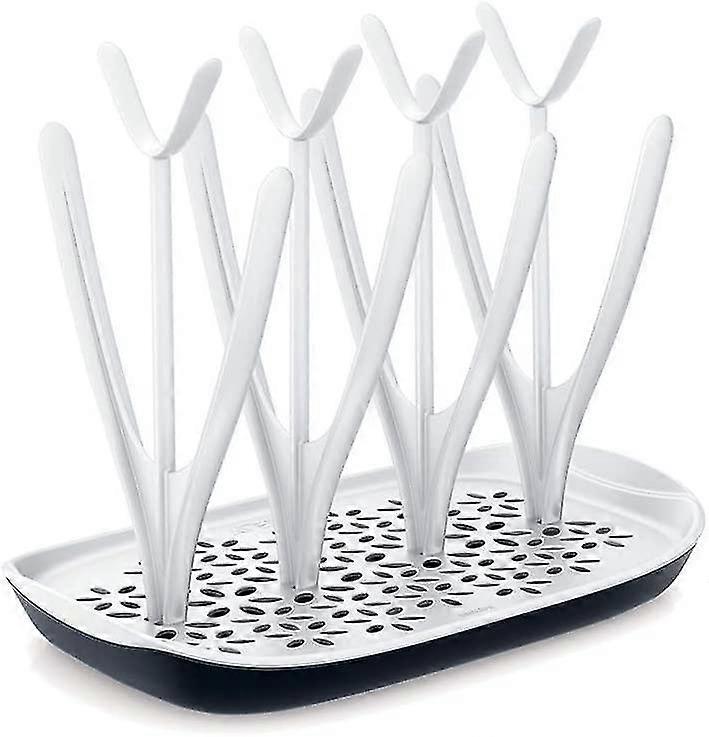 Avent Scf149 / 00 Design Drainer For 8 Black And White Baby Bottles