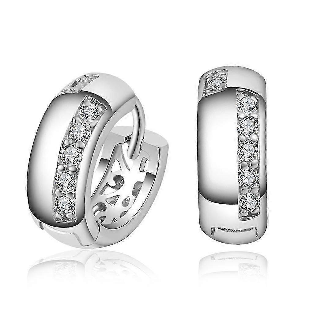 Earrings Circle AAA Zircon Earrings for Party