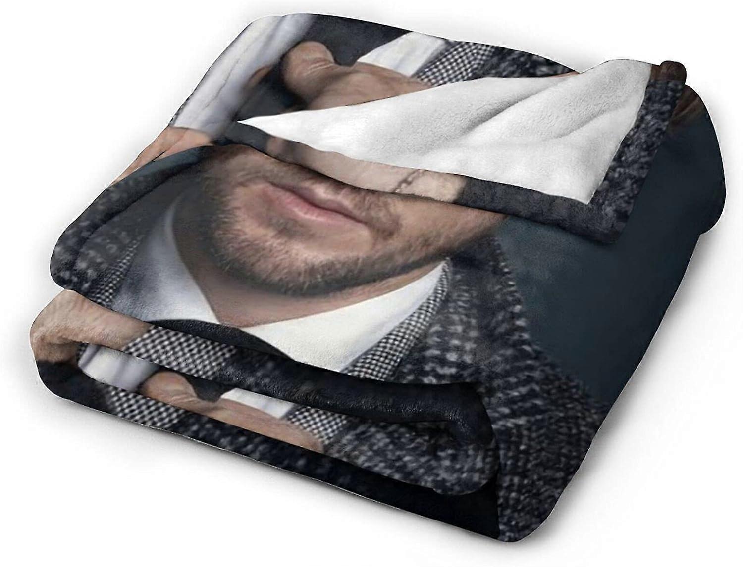 Tom Felton Blanket Ultra-Soft Flannel Blanket 3D Print Fluffy Plush Blanket Bedding Decor Throw Blanket for Living Room Bedroom Dorm Decor (3Sizes)-c3