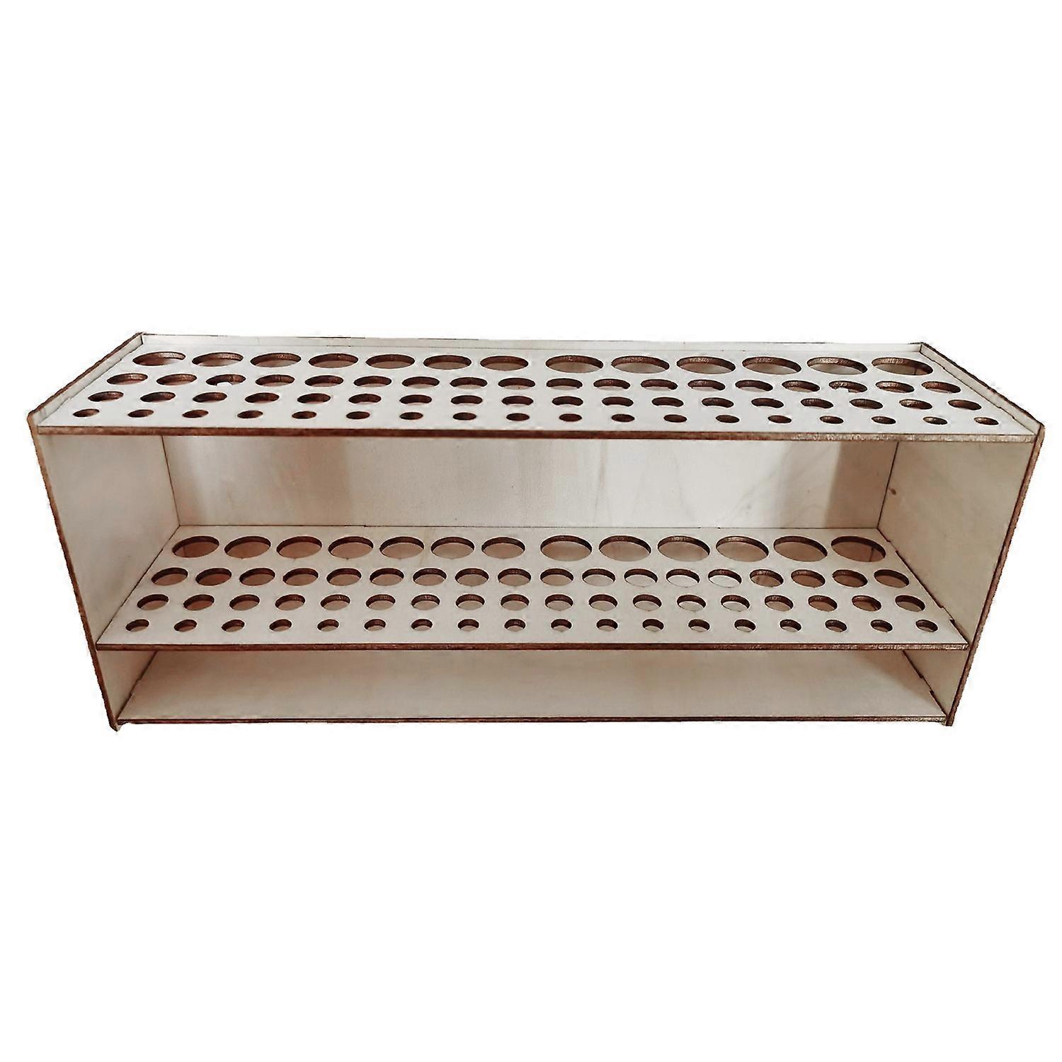 Paint Brush Holder with Multiple Holes Large Capacity Smooth Edge Burr-Free Detachable Paint Rack