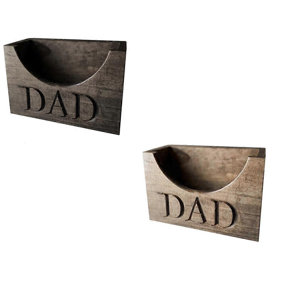 Wooden Hat Holder Dad Hat Holder Organizer, Wooden Cap Stands for Display, Rustic Hat Display Stand for Fathers Day A