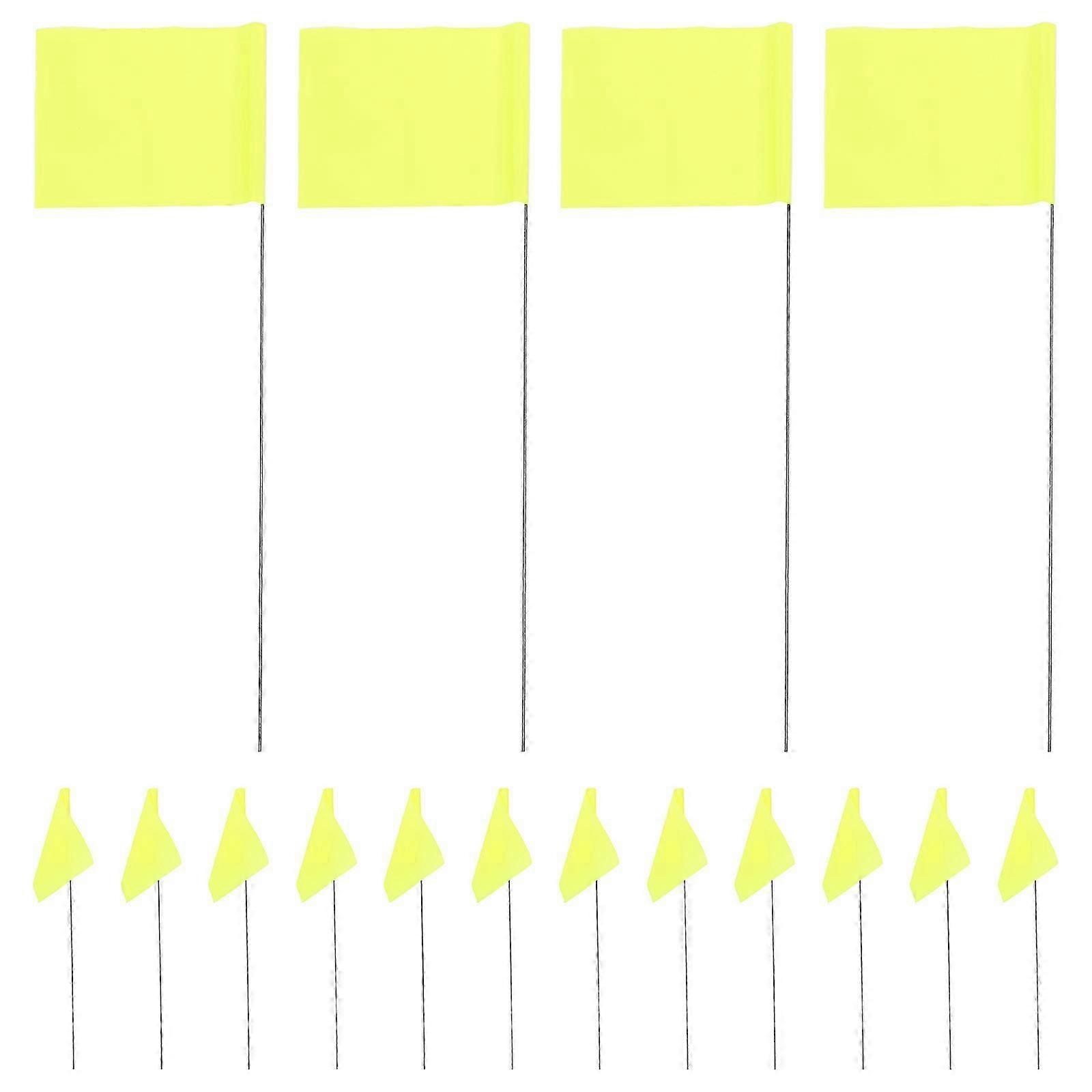 50pcs  Irrigation Flags Lawn Garden Marking Flags Landscape Flags Construction Marker Flags