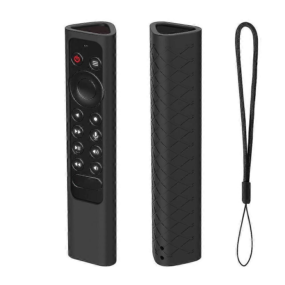 Remote Control Case For Nvidia Shield Tv Pro 4k Hdr Silicone Anti Fall Protective Soft Sleeve Cover With Lanyard