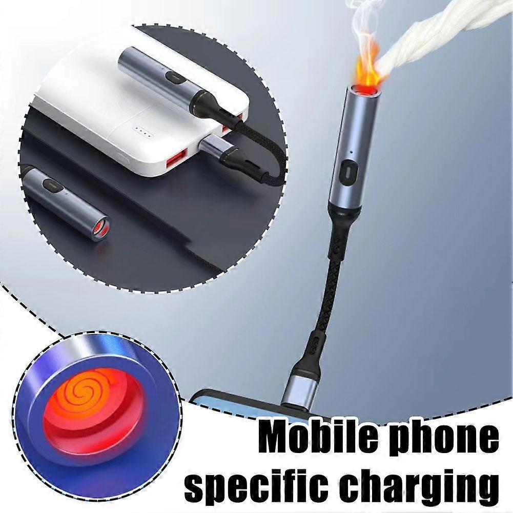 Mobile Phone Special Windproof Charging Igniter Windproof Charging Igniter