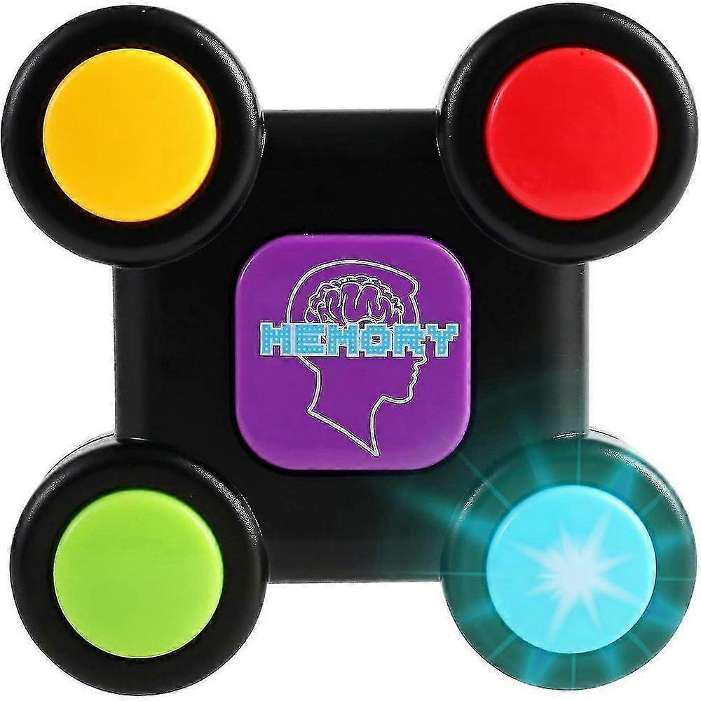 Memory Game Brain Teaser Puzzles Handheld Games with Lights & Sounds, Electronic Sequence Remember Challenge Repeat Game Toys