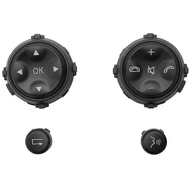 زر عجلة القيادة متعدد الوظائف للسيارة W221 S-Class S280 S300 S350 S400 باللون الأسود