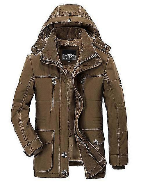 Winter Jacket Men Size - Camel-Good