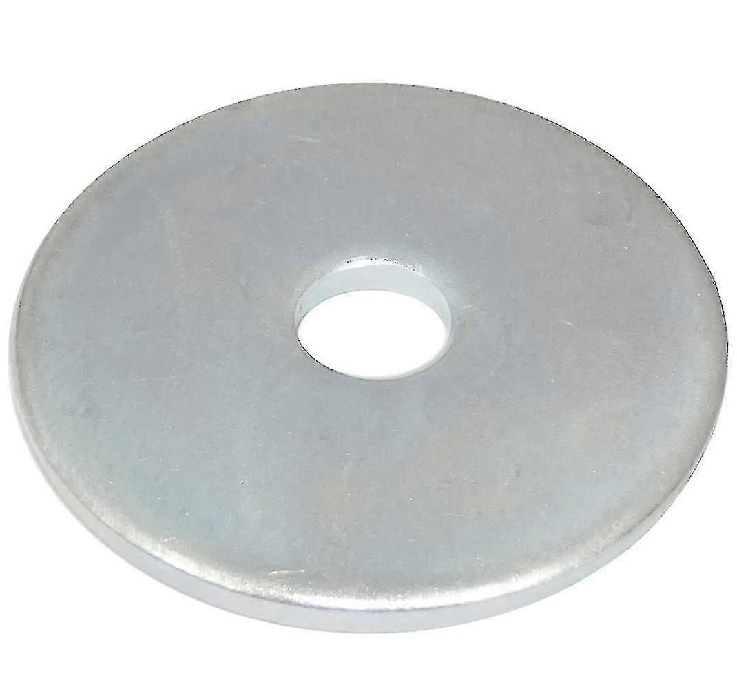 C44416 - طقم من 20 غسالة مسطحة عريضة M6x30 مم - سمك 2 مم - Din9021 - فولاذ مطلي بالزنك - لون فضي - تجميع بولت برغي صامولة تشديد Se