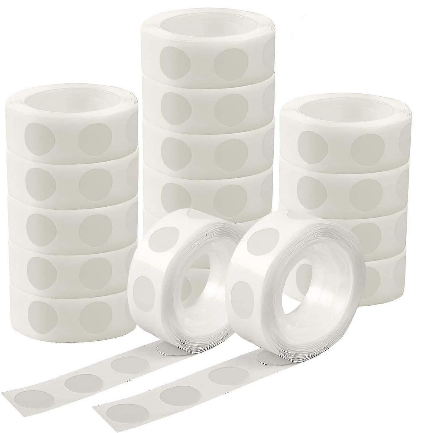 6000 Pcs Balloon Glue Removable Adhesive Tape Double Sided Point Dots, 60 Rolls