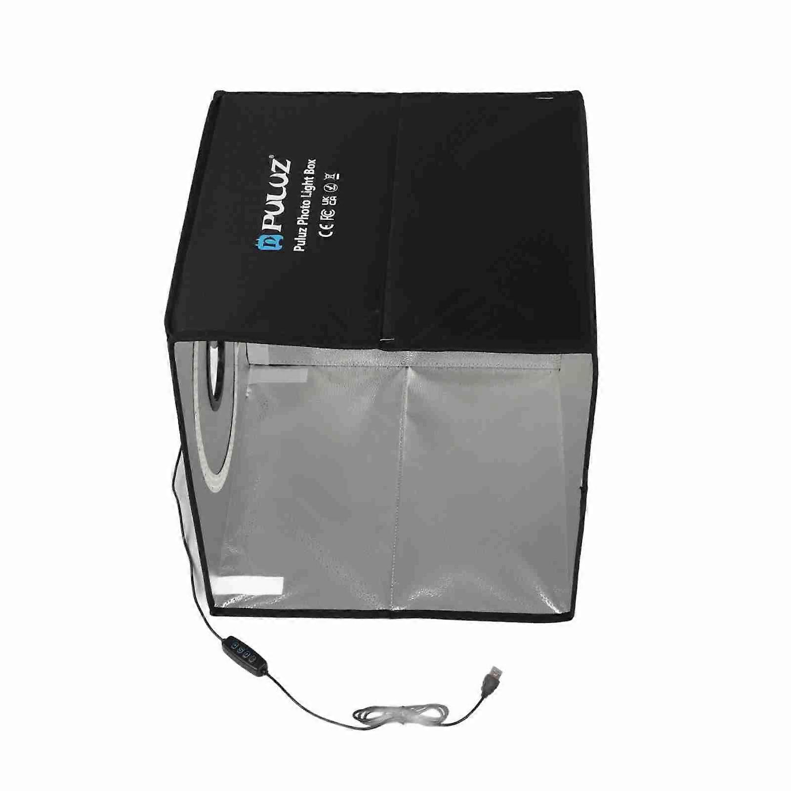LED Photography Light Box Portable Folding 10 Level Brightness Adjustable 3200K‑6500K Dual Color Temperature Photo Studio Box