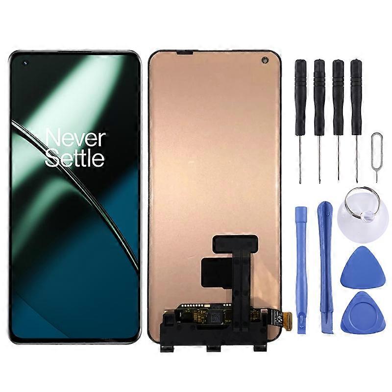 Écran LCD AMOLED fluide pour OnePlus 11 PBH110 LTPO3 avec ensemble complet de numériseur (noir)