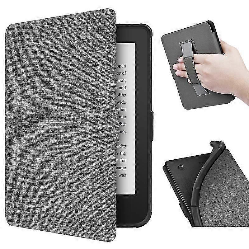 Θήκη για Kindle Paperwhite 6 ιντσών 2012,2013,2015,2016 έκδοση, wake Sleep_l28 paperwhite 10ης γενιάς 2018 001 πανί γκρι