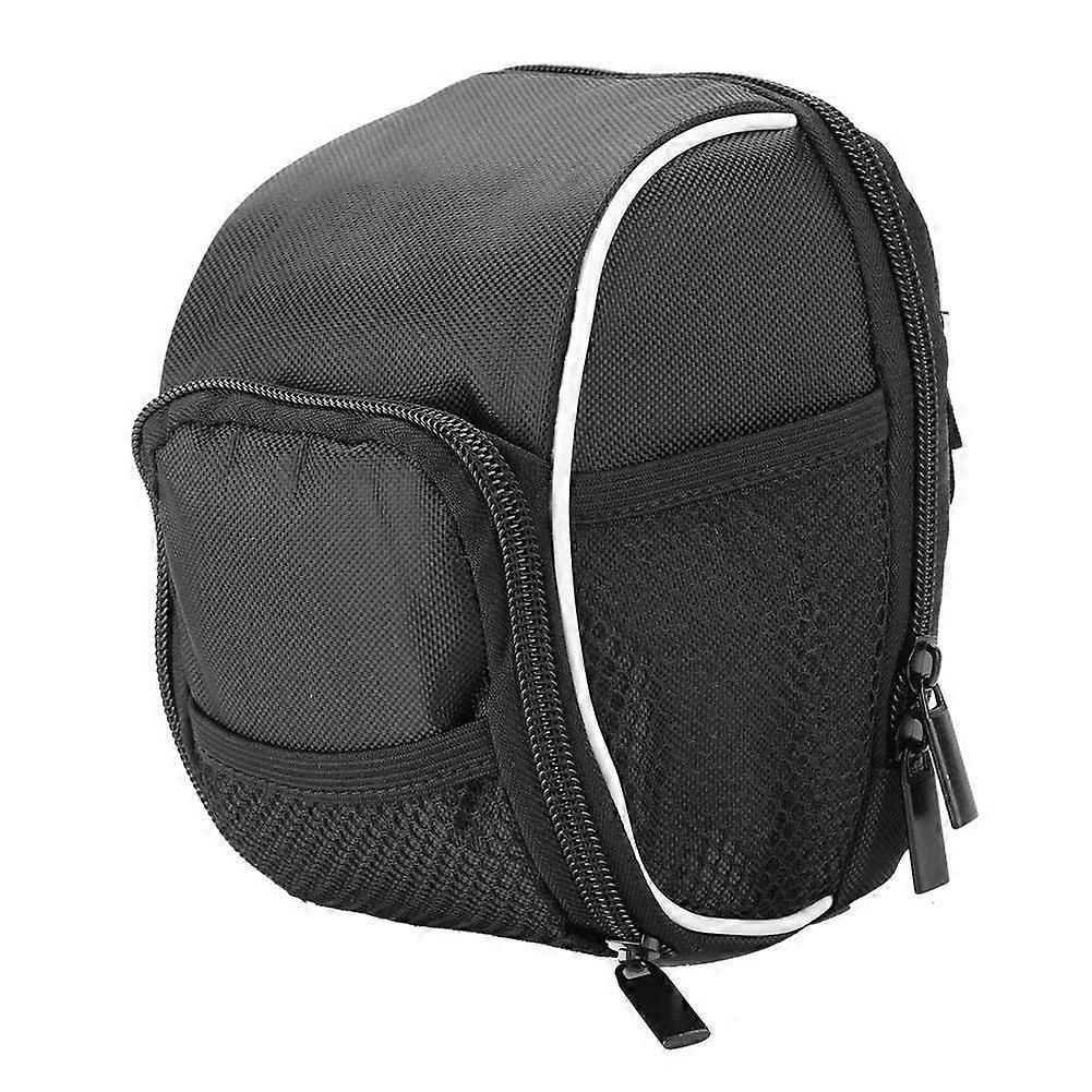 Quick - Release Black Handlebar Storage Bag for Road Cycling